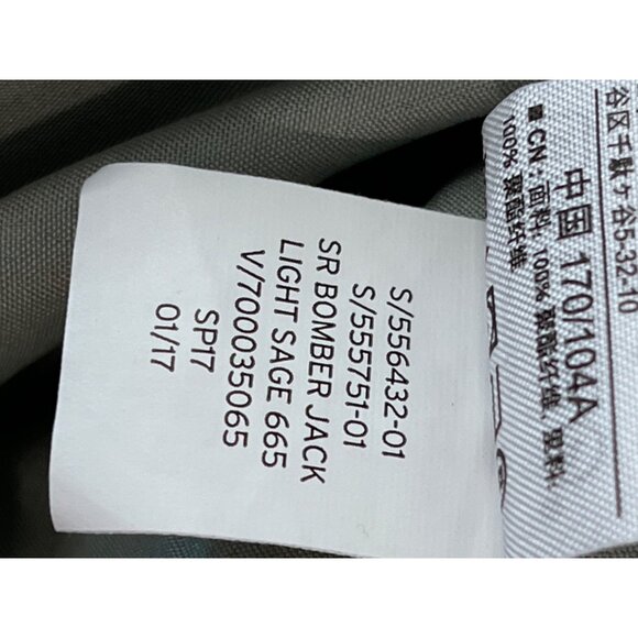 Gap Womens Bomber Jacket Size M Sage Green Zip-Up Front - Picture 9 of 10